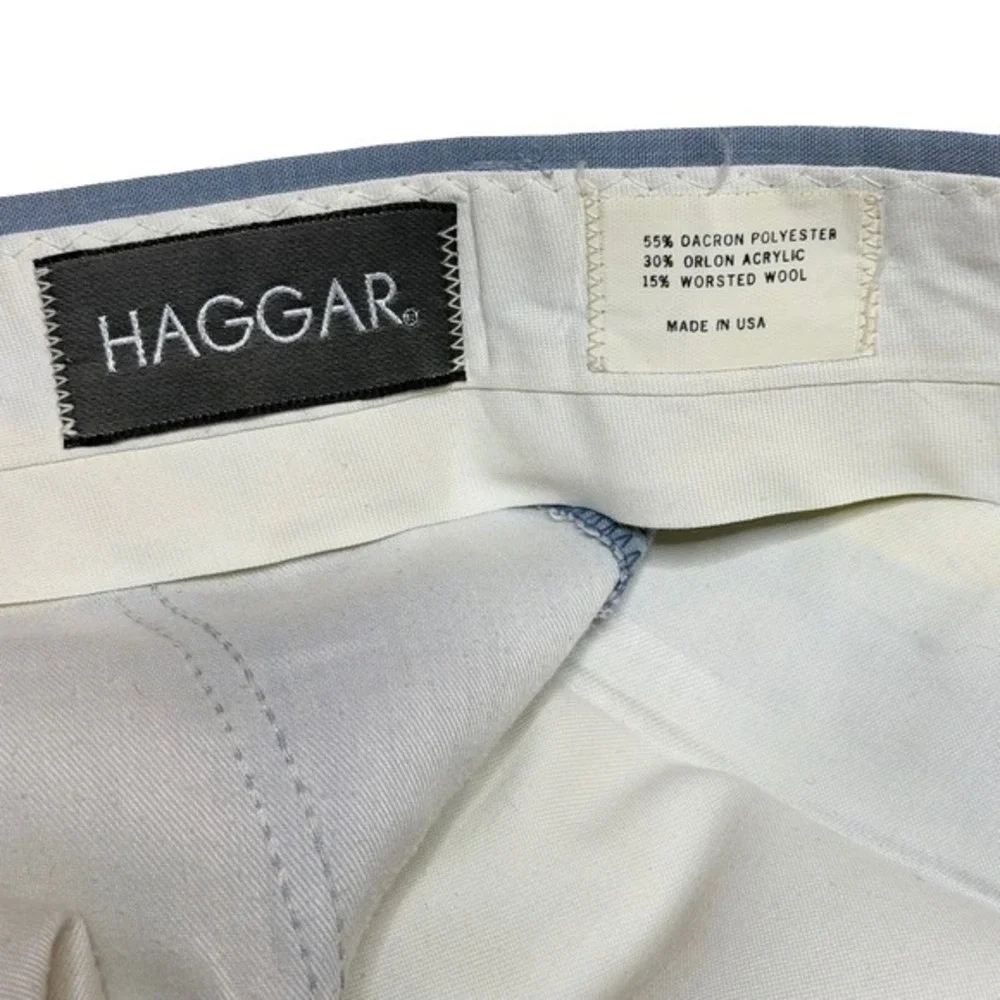 Haggar vintage men's gray slacks pants 32x28‎